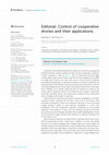 Editorial: Control of cooperative drones and their applications Cover Page