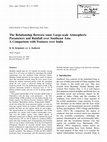 The Relationship Between some Large-scale Atmospheric Parameters and Rainfall over Southeast Asia: A Comparison with Features over India Cover Page