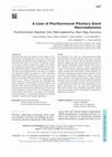 A Case of Plurihormonal Pituitary Giant Macroadenoma Cover Page