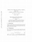 Differential Resultant, Computer Algebra and Completely Integrable Dynamical Systems Cover Page