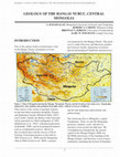 Geology of the Hangay Nuruu, Central Mongolia Cover Page