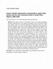 Cocoa Transfer Agreements, moneylenders, public letter writers and the rise of business elites in South West Nigeria, 1986-2000 Cover Page