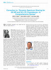 Correction to “Dynamic Spectrum Sharing for 5G NR and 4G LTE Coexistence—A Comprehensive Review” Cover Page