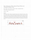 Direct Observation of Wave-coherent Pressure Work in the Atmospheric Boundary Layer Cover Page