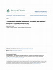 The interaction between stratification, circulation, and sediment transport in a partially-mixed estuary Cover Page