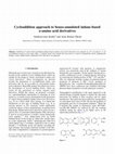 Research paper thumbnail of Cycloaddition approach to benzo-annulated indane-based α-amino acid derivatives