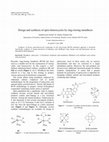 Research paper thumbnail of Design and synthesis of spiro-heterocycles by ring-closing metathesis