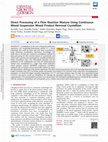 Direct Processing of a Flow Reaction Mixture Using Continuous Mixed Suspension Mixed Product Removal Crystallizer Cover Page