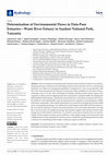 Determination of Environmental Flows in Data-Poor Estuaries—Wami River Estuary in Saadani National Park, Tanzania Cover Page