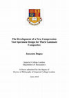 The Development of a New Compression Test Specimen Design for Thick Laminate Composites Cover Page