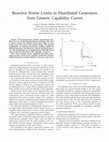 Reactive power limits in distributed generators from generic capability curves Cover Page