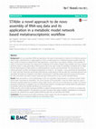 STAble: a novel approach to de novo assembly of RNA-seq data and its application in a metabolic model network based metatranscriptomic workflow Cover Page