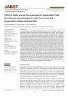 Effect of lipoic acid on the expression of nonalcoholic fatty liver disease-associated genes in the liver of rats fed a hypercaloric choline-deficient diet Cover Page