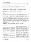 Sensitivity assessment of Biomphalaria glabrata (SAY, 1818) using
reference substance sodium dodecyl sulfate for ecotoxicological
analyzes Cover Page