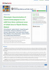 Phenotypic characterisation of Listeria monocytogenes in cow milk from three catchment areas of Goliati Area in Thyolo District, Malawi Cover Page