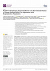 Relative Abundance of Spermadhesin-1 in the Seminal Plasma of Young Nellore Bulls Is in Agreement with Reproductive Parameters Cover Page