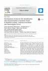 Development of data for the identification and characterization of proteins found in Rhodnius prolixus, Triatoma lecticularia and Panstrongylus herreri Cover Page