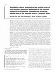 Research paper thumbnail of Suitability criteria analyzed at the spatial scale of redd clusters improved estimates of fall chinook salmon (Oncorhynchus tshawytscha) spawning habitat use in the Hanford Reach, Columbia River