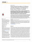 Human Sentinel Surveillance of Influenza and Other Respiratory Viral Pathogens in Border Areas of Western Cambodia Cover Page