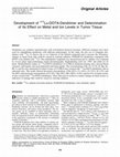 Development of 177Lu-DOTA-Dendrimer and Determination of Its Effect on Metal and Ion Levels in Tumor Tissue Cover Page