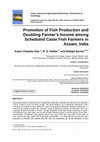 Promotion of Fish Production and Doubling Farmer’s Income among Scheduled Caste Fish Farmers in Assam, India Cover Page