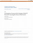 An Integrative Framework for Strategic Global IT Research: Assessing the Nexus of Key Factors Cover Page