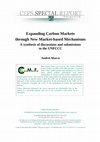 Expanding Carbon Markets through New Market-based Mechanisms: A synthesis of discussions and submissions to the UNFCCC Cover Page