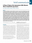 A Phase II Study of the Immunotoxin N901-Blocked Ricin in Small-Cell Lung Cancer Cover Page