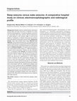 Sleep seizures versus wake seizures: A comparative hospital study on clinical, electroencephalographic and radiological profile Cover Page