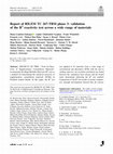 Report of RILEM TC 267-TRM phase 3: validation of the R3 reactivity test across a wide range of materials Cover Page