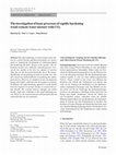 The investigation of basic processes of rapidly hardening wood-cement-water mixture with CO2 Cover Page