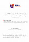 The “500” Signatures : A survey on the system of candidate sponsorship and the conditions of ascension to the first round of the presidential race in France’s Fifth Republic Cover Page