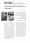 Research paper thumbnail of La clase media ante el discreto encanto de la "traquetización