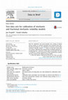 Test data sets for calibration of stochastic and fractional stochastic volatility models Cover Page