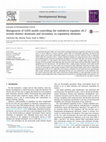 Mutagenesis of GATA motifs controlling the endoderm regulator elt-2 reveals distinct dominant and secondary cis- regulatory elements Cover Page