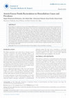 Research paper thumbnail of Arterio-Venous Fistula Recirculation in Hemodialysis: Causes and Prevalence