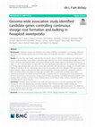 Genome-wide association study identified candidate genes controlling continuous storage root formation and bulking in hexaploid sweetpotato Cover Page