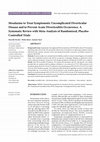 Mesalazine to Treat Symptomatic Uncomplicated Diverticular Disease and to Prevent Acute Diverticulitis Occurrence. A Systematic Review with Meta-Analysis of Randomized, Placebo-Controlled Trials Cover Page