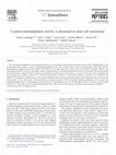 Cystinyl aminopeptidase activity is decreased in renal cell carcinomas Cover Page