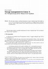 Storage management in Linear A. The *529 ligatured sign and the “Minoan Greek” hypothesis Cover Page