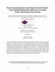 Mentoring Educational Leadership Doctoral Students: Using Methodological Diversification to Examine Gender and Identity Intersections Cover Page