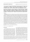 Association of Single Nucleotide Polymorphism in VDR, GC Globulin and CYP2R1 with the Risk of Esophageal Cancer Cover Page