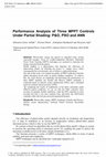 Performance Analysis of Three MPPT Controls Under Partial Shading: P&amp;O, PSO and ANN Cover Page