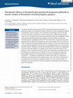 Therapeutic efficacy of the platelet glycoprotein Ib antagonist anfibatide in murine models of thrombotic thrombocytopenic purpura Cover Page