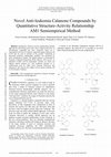 Novel Anti-Leukemia Calanone Compounds By Quantitative Structure-Activity Relationship Am1 Semiempirical Method Cover Page