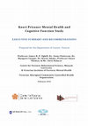 Koori Prisoner Mental Health and Cognitive Function Study Cover Page