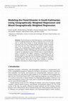 Modeling the Flood Disaster in South Kalimantan Using Geographically Weighted Regression and Mixed Geographically Weighted Regression Cover Page