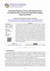 Identifying Significant Factors Affecting the Human Development Index in East Java Using Ordinal Logistic Regression Model Cover Page