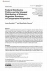 Federal Distributive Politics and the Unequal Distribution of Violence: Argentine Provinces in Comparative Perspective Cover Page