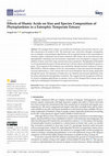 Effects of Humic Acids on Size and Species Composition of Phytoplankton in a Eutrophic Temperate Estuary Cover Page